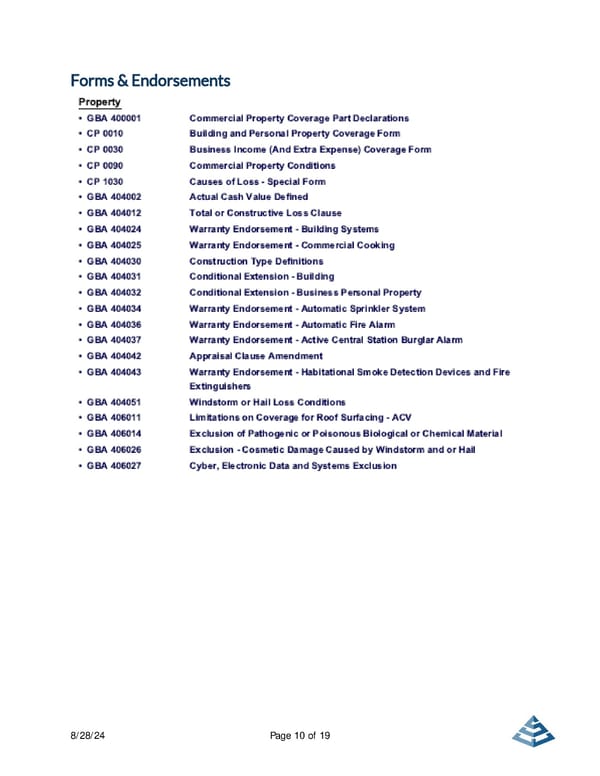 Commercial Lines Proposal Template [COPY] - Page 10