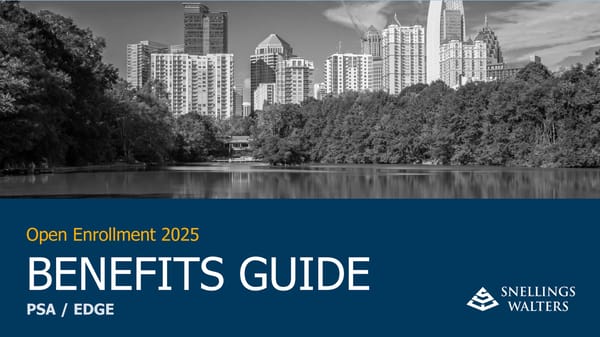 2025 Open Enrollment Benefits Guide - Page 1