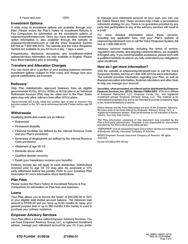 401 K - SWIA & Empower - Page 18