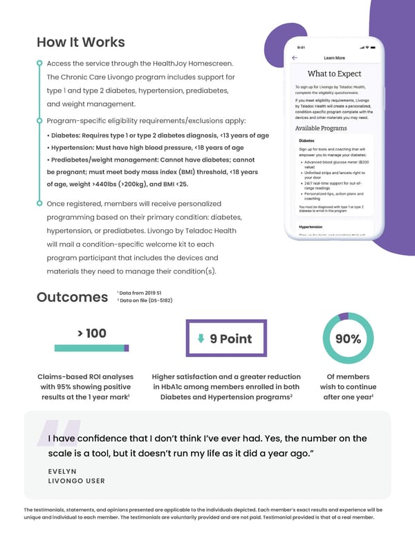 HealthJoy Overview - Page 9