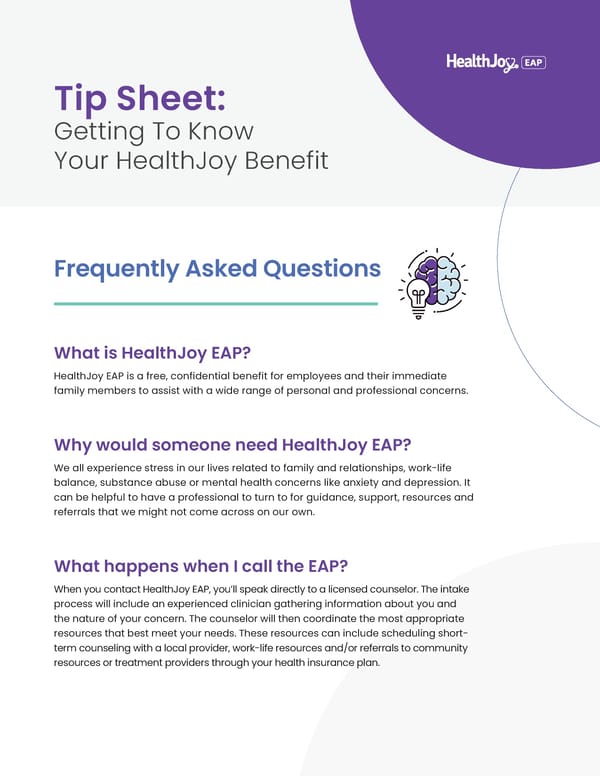 HealthJoy Overview - Page 16