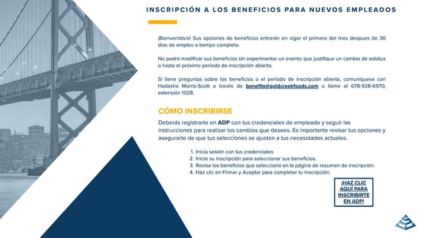 Guía de beneficios de Gold Creek Foods 2026 - Planta - Page 3