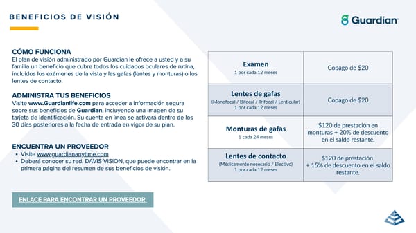 Guía de beneficios de Gold Creek Foods 2026 - Planta - Page 17