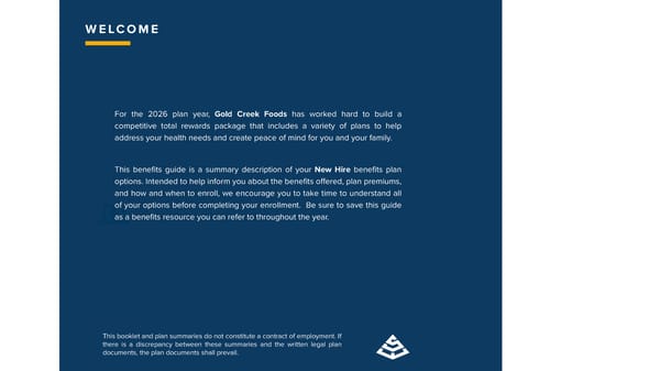 Gold Creek Foods Benefits Guide - Admin - Page 2