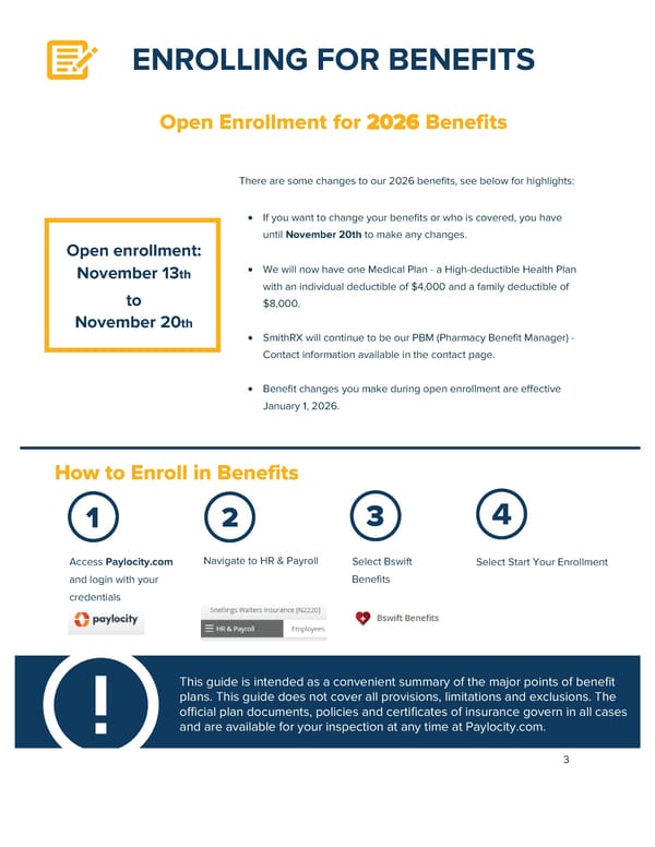 2026 Benefits Guide by Snellings Walters - Page 3