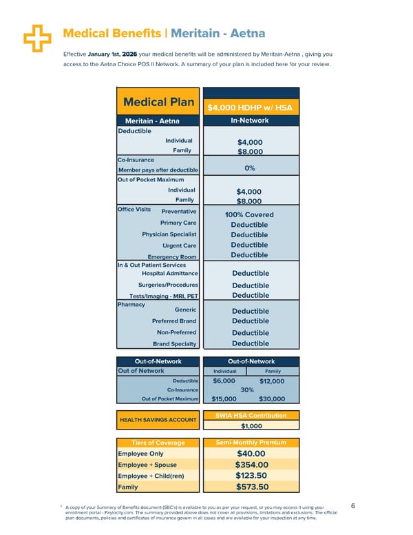 2026 Benefits Guide by Snellings Walters - Page 6