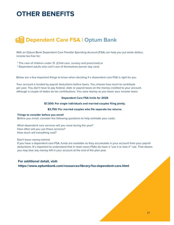 2026 Benefits Guide by Snellings Walters - Page 21